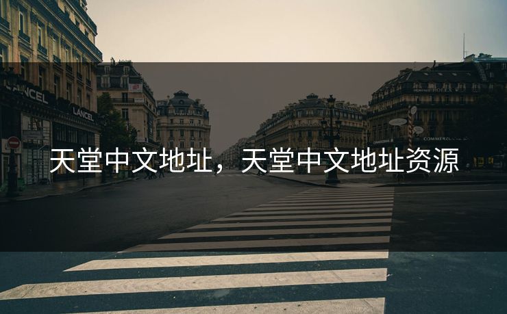 天堂中文地址，天堂中文地址资源