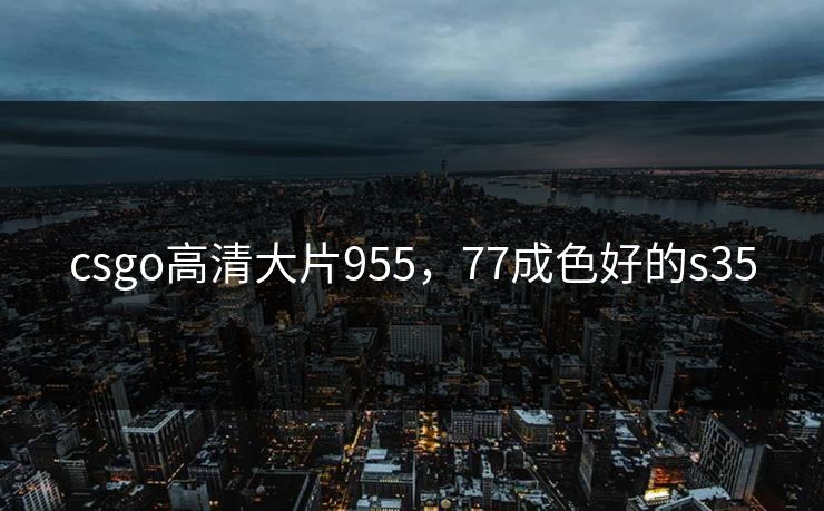 csgo高清大片955，77成色好的s35